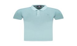 NORWAY 1963 POLO MANICHE CORTE UOMO AZZURRO