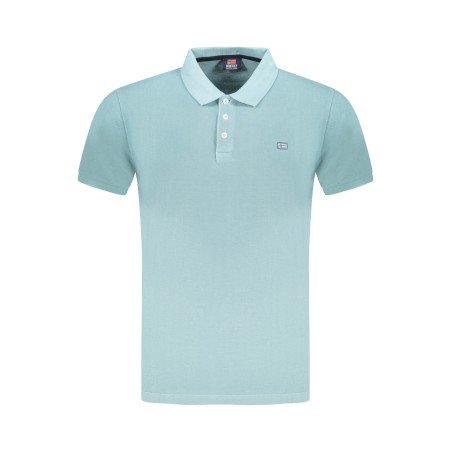 NORWAY 1963 POLO MANICHE CORTE UOMO AZZURRO