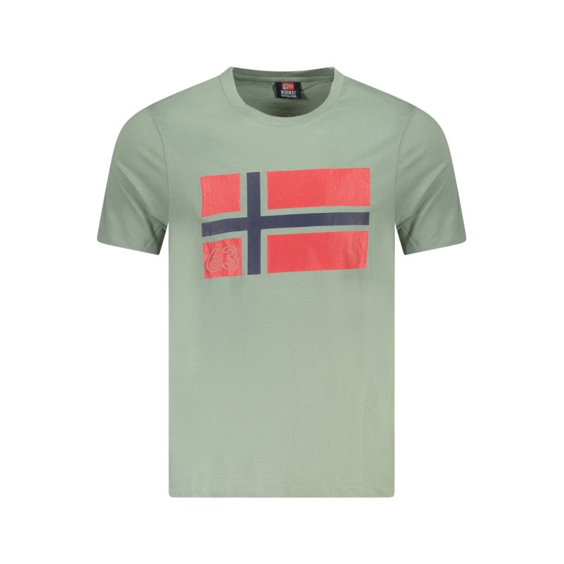 NORWAY 1963 T-SHIRT MANICHE CORTE UOMO VERDE NORWAY 1963 T-SHIRT MANICHE CORTE UOMO VERDE