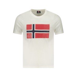 NORWAY 1963 T-SHIRT MANICHE CORTE UOMO BIANCO