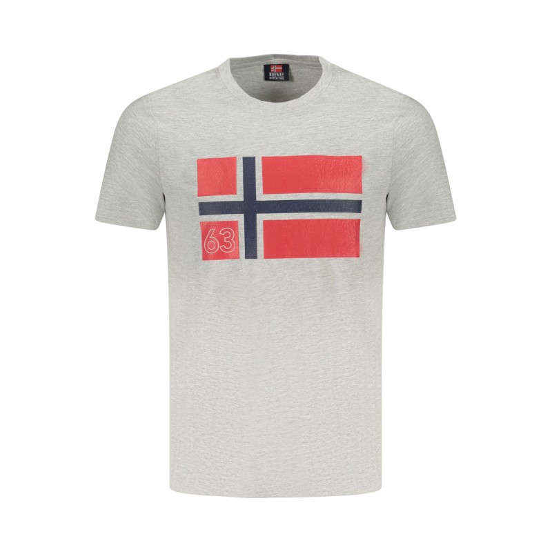 NORWAY 1963 T-SHIRT MANICHE CORTE UOMO GRIGIO NORWAY 1963 T-SHIRT MANICHE CORTE UOMO GRIGIO