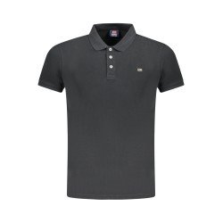 NORWAY 1963 POLO MANICHE CORTE UOMO NERO