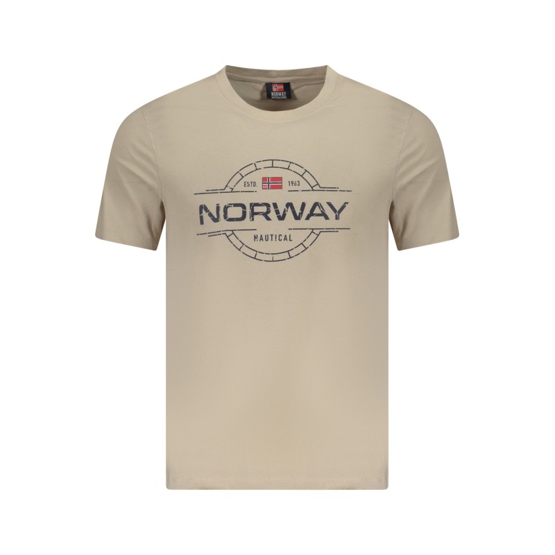 NORWAY 1963 T-SHIRT MANICHE CORTE UOMO BEIGE NORWAY 1963 T-SHIRT MANICHE CORTE UOMO BEIGE