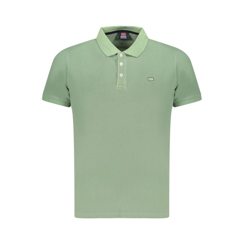 NORWAY 1963 POLO MANICHE CORTE UOMO VERDE NORWAY 1963 POLO MANICHE CORTE UOMO VERDE