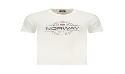 NORWAY 1963 T-SHIRT MANICHE CORTE UOMO BIANCO