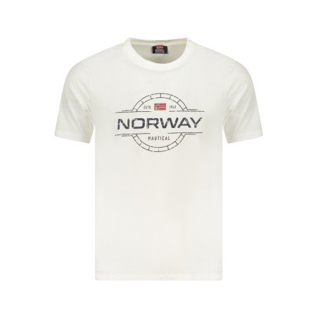 NORWAY 1963 T-SHIRT MANICHE CORTE UOMO BIANCO