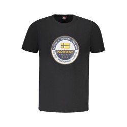 NORWAY 1963 T-SHIRT MANICHE CORTE UOMO NERO