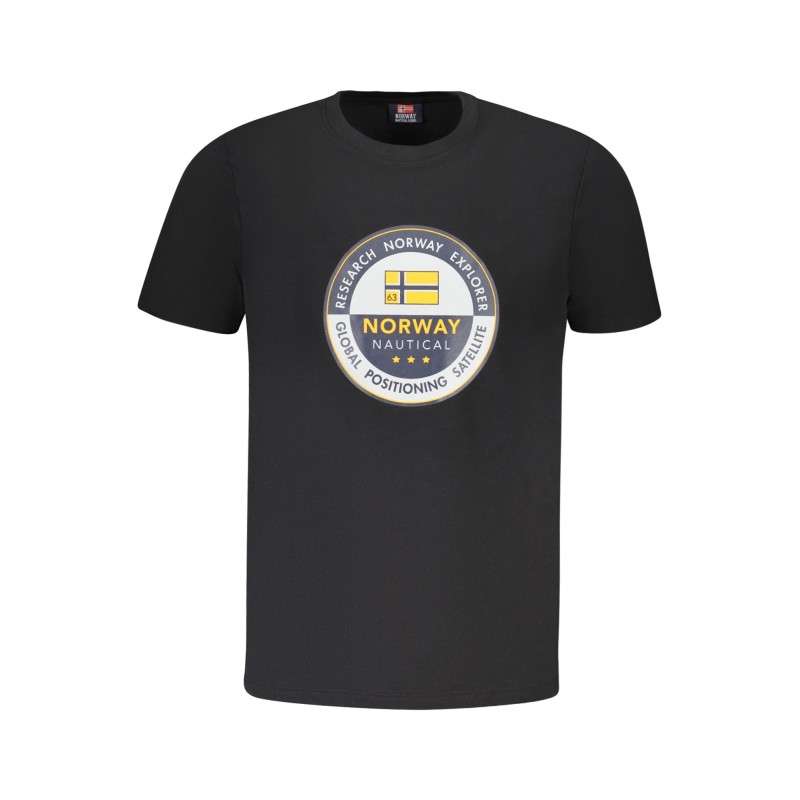 NORWAY 1963 T-SHIRT MANICHE CORTE UOMO NERO NORWAY 1963 T-SHIRT MANICHE CORTE UOMO NERO