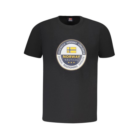 NORWAY 1963 T-SHIRT MANICHE CORTE UOMO NERO