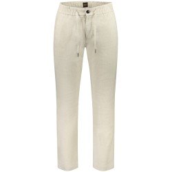 BOSS PANTALONE UOMO BEIGE