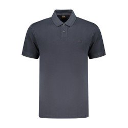 BOSS POLO MANICHE CORTE UOMO BLU