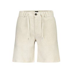 BOSS PANTALONE BERMUDA UOMO BEIGE