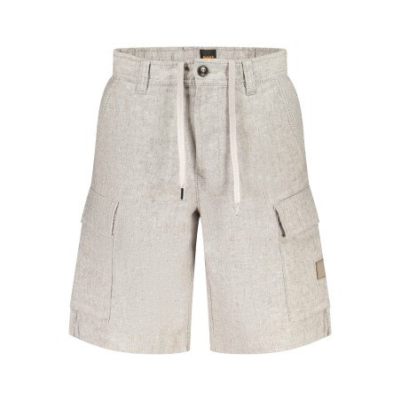 BOSS PANTALONE SHORT UOMO GRIGIO