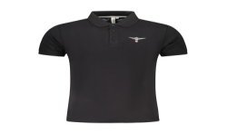 ESERCITO 1659 POLO MANICHE CORTE UOMO NERO