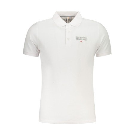 ACCADEMIA MILITARE POLO MANICHE CORTE UOMO BIANCO