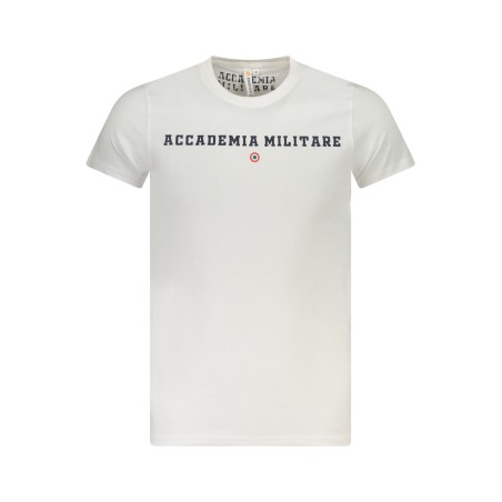 ACCADEMIA MILITARE T-SHIRT MANICHE CORTE UOMO BIANCO