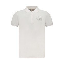 ACCADEMIA MILITARE POLO MANICHE CORTE UOMO BIANCO