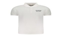 ACCADEMIA MILITARE POLO MANICHE CORTE UOMO BIANCO