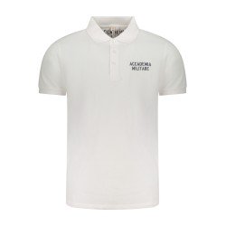 ACCADEMIA MILITARE POLO MANICHE CORTE UOMO BIANCO