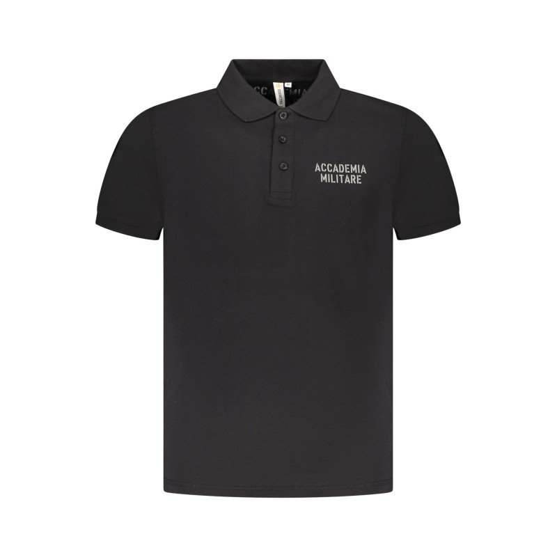 ACCADEMIA MILITARE POLO MANICHE CORTE UOMO NERO ACCADEMIA MILITARE POLO MANICHE CORTE UOMO NERO