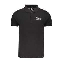 ACCADEMIA MILITARE POLO MANICHE CORTE UOMO NERO