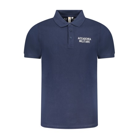 ACCADEMIA MILITARE POLO MANICHE CORTE UOMO BLU