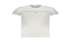 ACCADEMIA MILITARE T-SHIRT MANICHE CORTE UOMO BIANCO