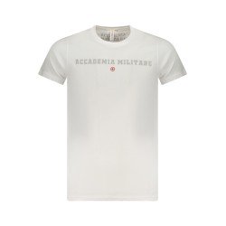 ACCADEMIA MILITARE T-SHIRT MANICHE CORTE UOMO BIANCO