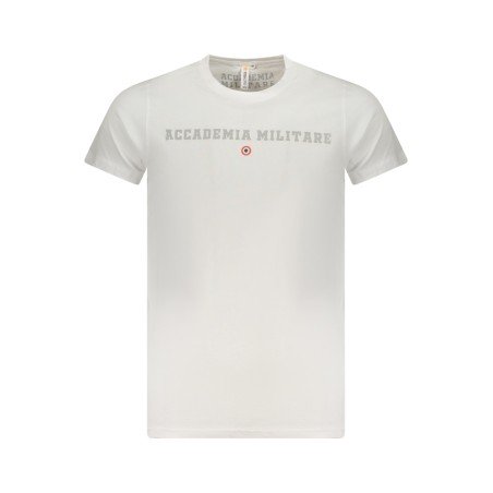 ACCADEMIA MILITARE T-SHIRT MANICHE CORTE UOMO BIANCO