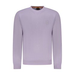 BOSS FELPA SENZA ZIP UOMO VIOLA