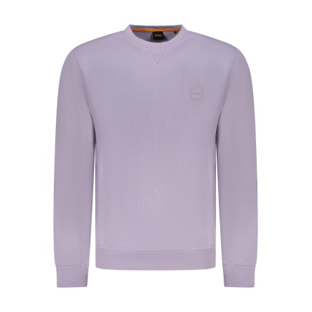 BOSS FELPA SENZA ZIP UOMO VIOLA
