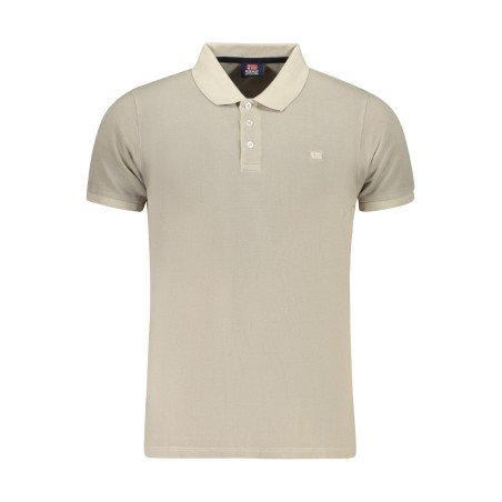NORWAY 1963 POLO MANICHE CORTE UOMO BEIGE