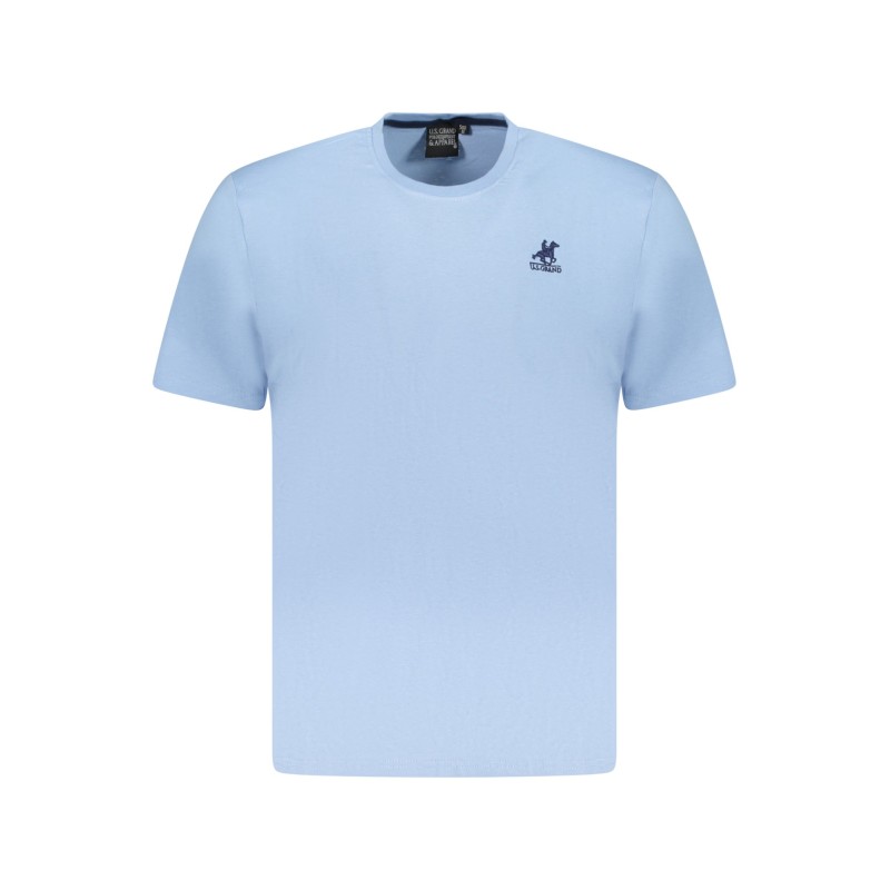 U.S. GRAND POLO T-SHIRT MANICHE CORTE UOMO AZZURRO U.S. GRAND POLO T-SHIRT MANICHE CORTE UOMO AZZURRO