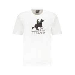 U.S. GRAND POLO T-SHIRT MANICHE CORTE UOMO BIANCO