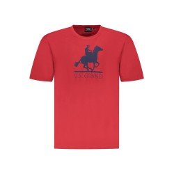 U.S. GRAND POLO T-SHIRT MANICHE CORTE UOMO ROSSO