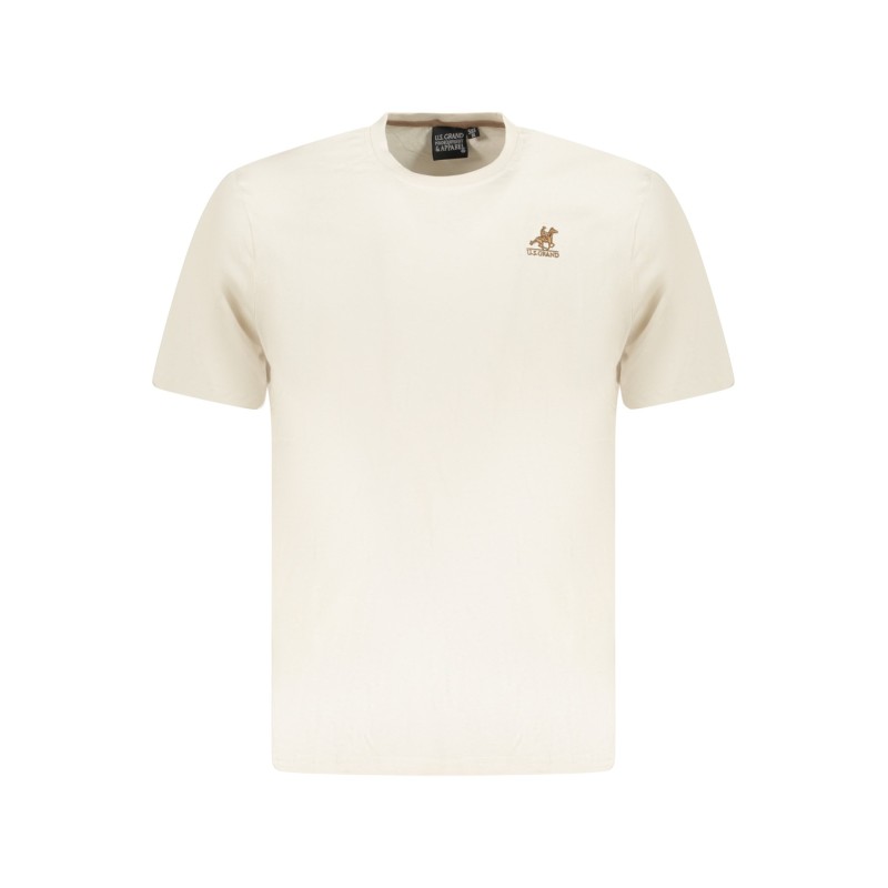 U.S. GRAND POLO T-SHIRT MANICHE CORTE UOMO BEIGE U.S. GRAND POLO T-SHIRT MANICHE CORTE UOMO BEIGE