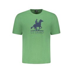 U.S. GRAND POLO T-SHIRT MANICHE CORTE UOMO VERDE