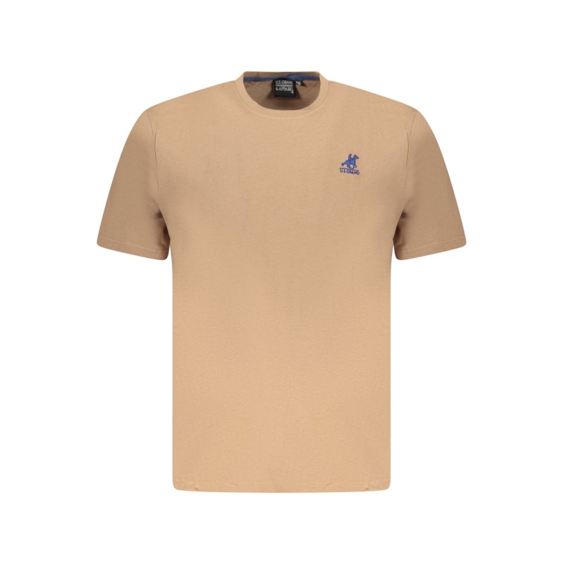 U.S. GRAND POLO T-SHIRT MANICHE CORTE UOMO MARRONE U.S. GRAND POLO T-SHIRT MANICHE CORTE UOMO MARRONE