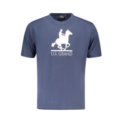 U.S. GRAND POLO T-SHIRT MANICHE CORTE UOMO BLU