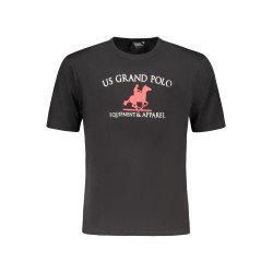 U.S. GRAND POLO T-SHIRT MANICHE CORTE UOMO NERO