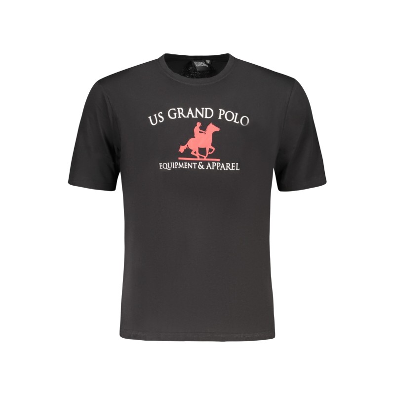 U.S. GRAND POLO T-SHIRT MANICHE CORTE UOMO NERO