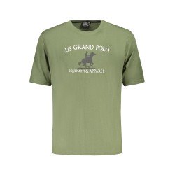 U.S. GRAND POLO T-SHIRT MANICHE CORTE UOMO VERDE