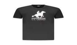 U.S. GRAND POLO T-SHIRT MANICHE CORTE UOMO NERO