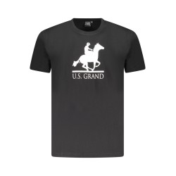U.S. GRAND POLO T-SHIRT MANICHE CORTE UOMO NERO