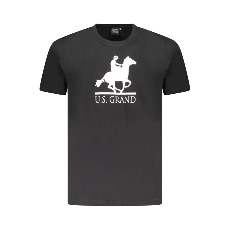 U.S. GRAND POLO T-SHIRT MANICHE CORTE UOMO NERO