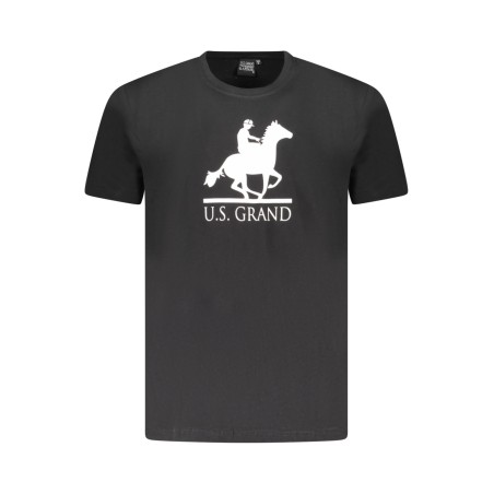 U.S. GRAND POLO T-SHIRT MANICHE CORTE UOMO NERO