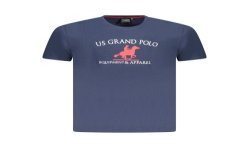 U.S. GRAND POLO T-SHIRT MANICHE CORTE UOMO BLU