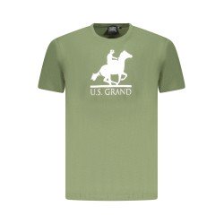 U.S. GRAND POLO T-SHIRT MANICHE CORTE UOMO VERDE