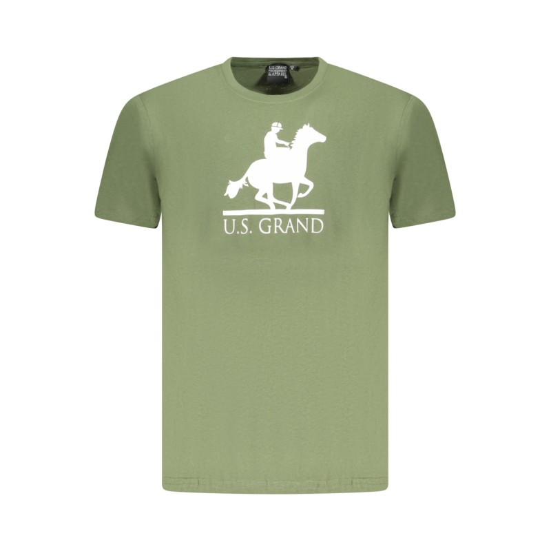 U.S. GRAND POLO T-SHIRT MANICHE CORTE UOMO VERDE U.S. GRAND POLO T-SHIRT MANICHE CORTE UOMO VERDE