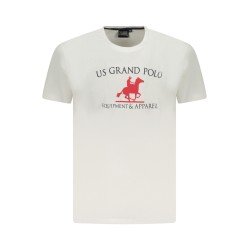 U.S. GRAND POLO T-SHIRT MANICHE CORTE UOMO BIANCO